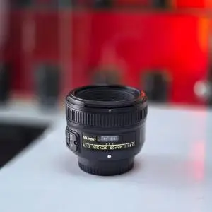 لنز نیکون Nikon 50mm f1.8G دست دوم